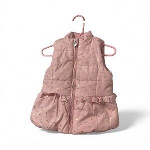 •Kids Headquarters Pink Star Puffer Vest